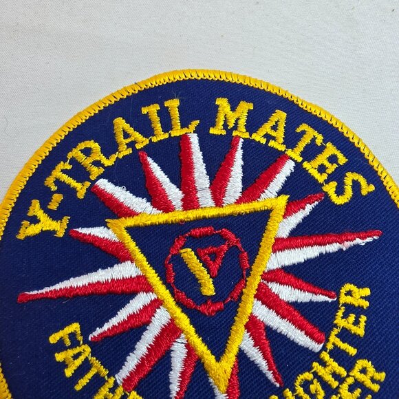 Vintage YMCA Y-Trail Mates Father-Daughter Program Patch - Picture 2 of 4